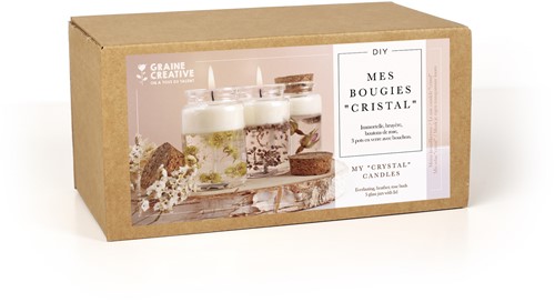Graine Creative GC Gel-Kerzenherstellungsset, getrocknete Blumen