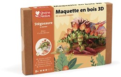 Graine Creative Holzpuzzle Stegosaurus 3D Spielzeug Dinosaurier