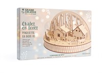 Graine Creative Holz DIY Miniatur-Set Häuser im Wald 30x15x18 cm