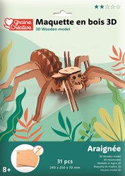 Graine Creative Holzspielzeug 3D Spinnen Modell Bausatz