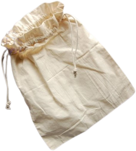 Graine Creative Baumwolltasche mit Seil 30x35 cm - 4 Stück Dekoration
