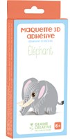 Graine Creative 3D Holzmodell Elefant - Lernspielzeug Karton