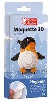 Graine Creative 3D Bastelset Karton Pinguin Lernspielzeug