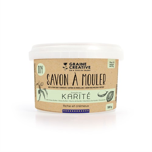 Graine Creative GC Seifenbasis 500gr Sheabutter