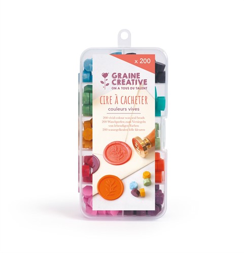 Graine Creative GC Siegelwachs-Set 200 Stück Brights