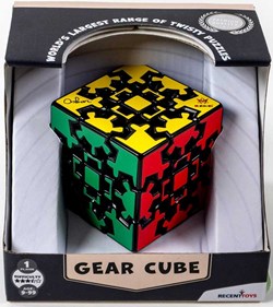 Gear Cube Puzzle Würfel Gehirntrainer - buntes Denkspielzeug