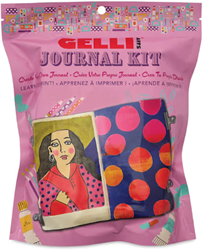 Gelli Arts Kreativ-Journal-Set - Gel Printing Starterkit 24x19,5x6 cm