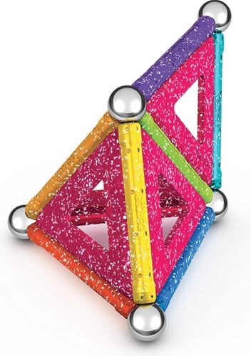 Geomag Glitter Panelen Set Recycled - 22-delig