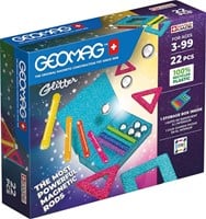 Geomag Glitter Panels Recycled - 22 Stück