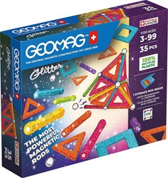 Geomag Glitter Panels Recycled - 35 Stück