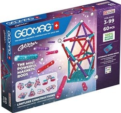Geomag Geomag Glitter Recycled Panels 60 pcs