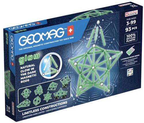 Geomag Geomag Glow Recycled 93 Teile