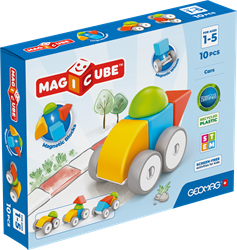 Geomag Geomag Magicube Blocks Recycled Cars 10 pcs