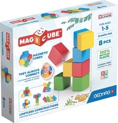 Geomag Geomag Magicube Recycled Creative Set 8 pcs