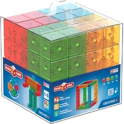 Geomag Geomag Magicube Gem Colors Crystal 64 pcs