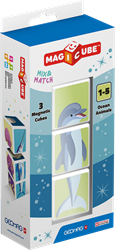 Geomag Geomag Magicube Mix & match Ocean animals 3 pcs