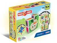 Geomag MagiCube Fruit magnetisches Bauset - Lernspielzeug für Kinder