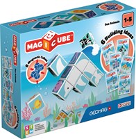 Geomag MagiCube Sea Animals - Magnetisches Konstruktionsspielzeug Meerestiere 8 Stück