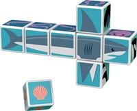 Geomag MagiCube Sea Animals - Magnetisches Konstruktionsspielzeug Meerestiere 8 Stück-2