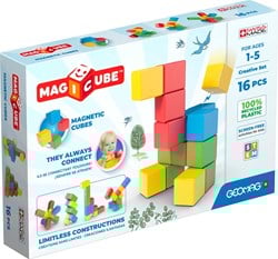Geomag Geomag Magicube Recycled Creative Set 16 pcs