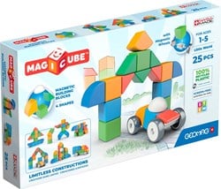 Geomag Geomag Magicube Recycled 4 Shapes Little World 25 pcs
