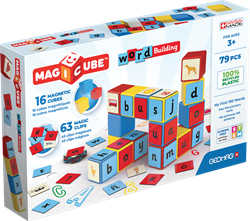 Geomag Geomag Magicube Word Building Recycled Clips 79 pcs