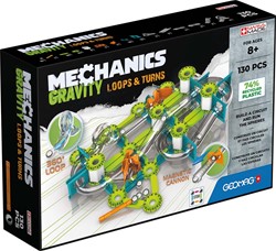 Geomag magnetisches Konstruktionsspielzeug Mechanics Gravity Loops & Turns 130-teilig