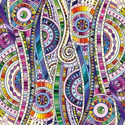 Yazz Puzzle Geometric Mosaic - bunte Legespiel 1023 Teile