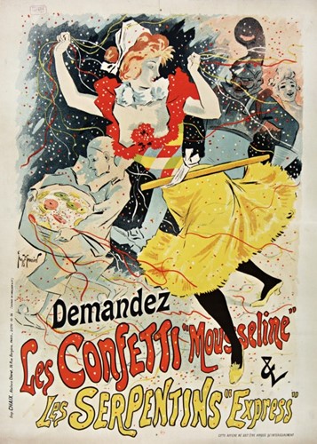 Grafika Georges Meunier - Confettis et Serpentins, 1894 - 500 Teile