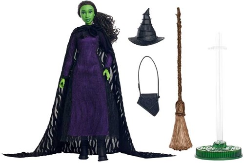Mattel Puppe Wicked Elphaba Deluxe Modepuppe Filmzubehör-2