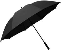 Precision Golf Regenschirm schwarz - windfestes Fiberglas 75 cm
