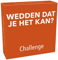 Gift Game Wedden dat je het kan Challenge - Gesellschaftsspiel für Familie und Freunde