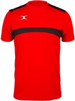 Gilbert T-Shirt Photon rot schwarz - 2XL Sportshirt Erwachsene