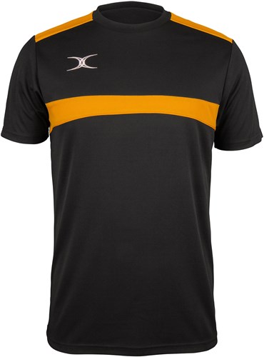 Gilbert T-Shirt Photon schwarz gelb XS Sportshirt Herren