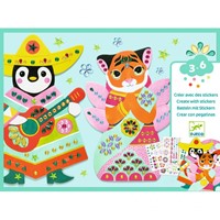 Djeco Sticker - glänzend FSC MIX kreatives Spielzeug