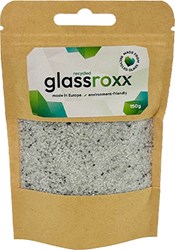 Jesmonite Glasgranulat GlassRoxx Small Silber 150g kreativ