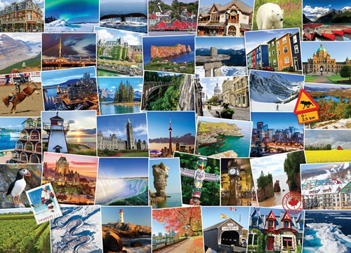 Eurographics puzzle Globetrotter - Kanada - 1000 Teile