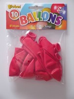 Globos 10 rote Luftballons in einer Tüte