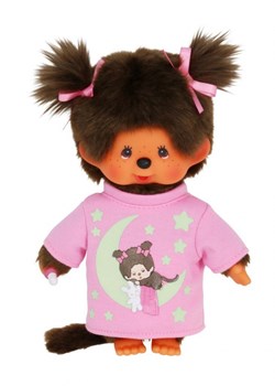 Monchhichi Kuscheltier Glow in the dark Mädchen 20cm Puppe