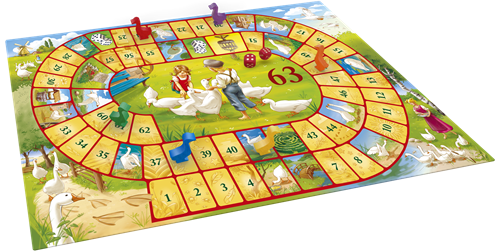 Goliath Gänsespiel klassisches Brettspiel für die ganze Familie NL FR-2
