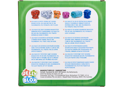 Goliath Bausteine Jelly Blox Farm Friends weiches sensorisches Set-2