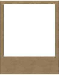 Gomille MDF Figur photobooth Rahmen Polaroid 49x62 cm nachhaltiges Holz