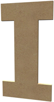 Gomille MDF Buchstabe I 20 cm - Basteluntergrund Dekoration