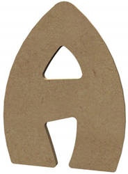 Gomille MDF Bastelbuchstabe A 15 cm Dekoration Hobby