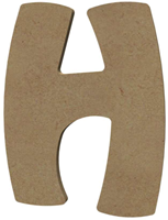 Gomille MDF Buchstabe Basteln H 15 cm Dekoration Hobby