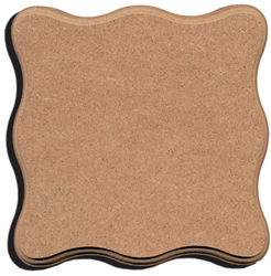 Gomille MDF Untersetzer Bastelspielzeug Dekoration Multicolor 20x20 cm