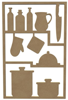 Gomille Gomille MDF-Platte Küche 58 cm
