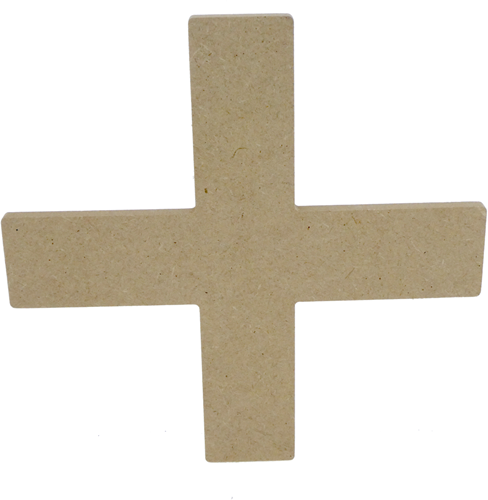 Gomille MDF Bastel Symbol Plus 20 cm Dekoration