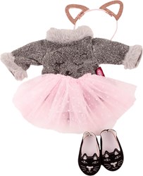 Götz Puppenkleidung Katzen Set 4-teilig - Stehpuppe 45-50 cm Outfit