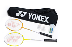 Yonex Badminton-Set für 2 Spieler - inklusive Schläger und Federbälle